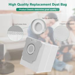Vacuum Bags Compatible with IRobot Roomba i1+, i3+, i4+, i5+, i6+, i7+, i8+, j5+, j6+, j7+, j8+, j9+, s9+, Vacuum Bag for IRobot