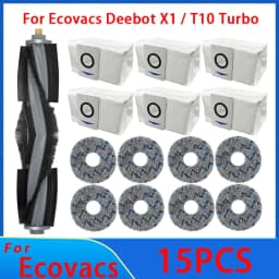 For Ecovacs Deebot T10 OMNI X1 TURBO Vacuum Cleaner Robot Filter Side Brush Cleaning Cloth Spare Parts Dust Box Accessories