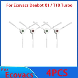 For Ecovacs Deebot T10 OMNI X1 TURBO Vacuum Cleaner Robot Filter Side Brush Cleaning Cloth Spare Parts Dust Box Accessories