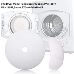 25 Pieces Compatible Cloth Dryer Exhaust Filter Set Replacement for Panda/Magic Chef/Sonya/Avant