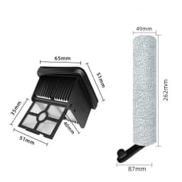 Dreame H12 Pro / H12 Plus Soft Brush Spare Parts Wet Dry Vacuum Cleaner Roller Hepa Filter Accessories