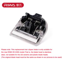 Replacement Hair Clipper Blade Power Cable for RIWA RE-6305 Washable Professional Barber Trimmer Steel Cutter Head Accessories