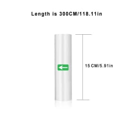 Vacuum Food Saver Sealer Bags Rolls 12/15/17/20/25/28/30cmx500cm Sous Vide Storage Packaging bag for Meat Fruits Vegetables Nuts