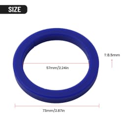 E61 Silicone Rubber Group Gasket 8.5mm Group Head Kit For Gaggia Coffee Machines Lid Sealing Ring Round Shape Washer
