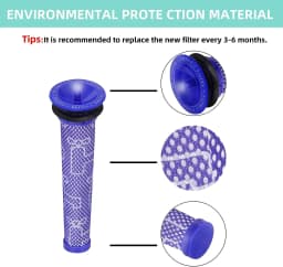 Hepa Post Filters For Dyson V6 DC58 DC59 DC62 DC61 DC74 Animal Absolute Cordless Vacuum Cleaner Replacement Parts
