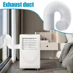 Portable Ac Hose Connector Portable Air Conditioner Parts Fit 5.1in 5.9in Diameter Pipe Joint for Living Room Indoor Workplace