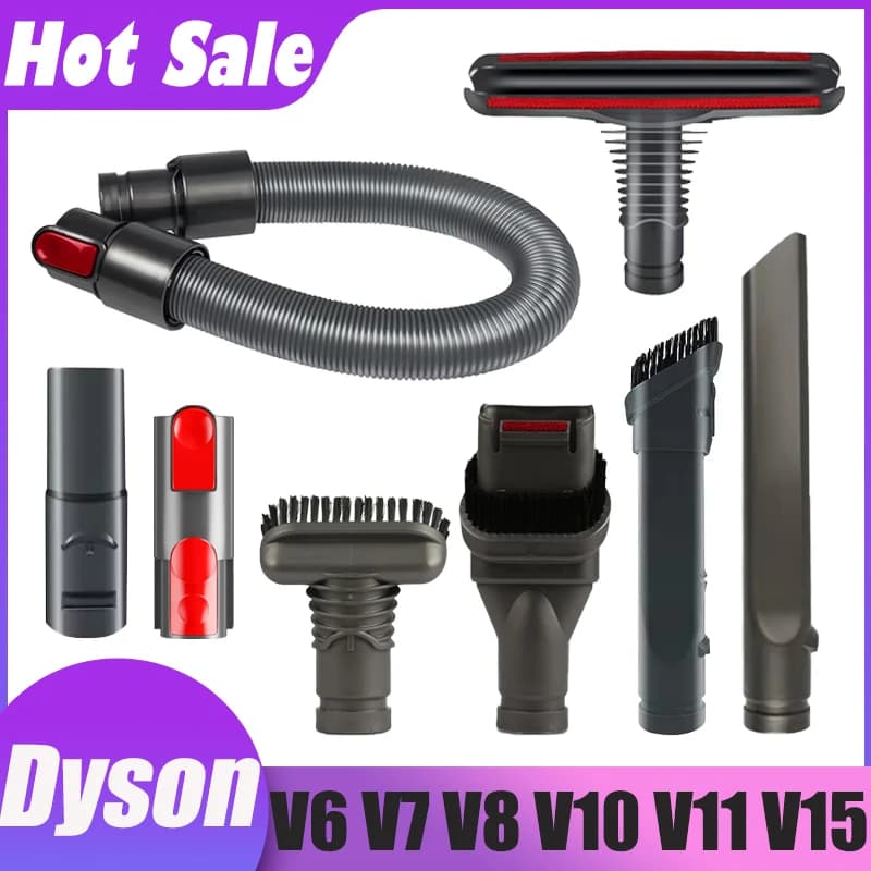 For Dyson V7 V8 V10 V11 V15 and V6 DC Series Vacuum Cleaner Brush Kit Tool Replacement Suction Head Spare Parts Kits Accessories