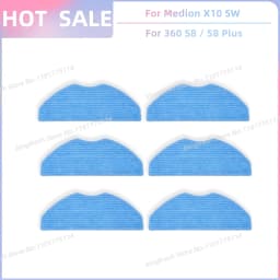 Fit For Beko VRR70214VB/VRR80214VB/VRR94314VB/VRR60314VW, Polaris 5001/5002/6001,360 S8/S8 Plus, Medion X10 SW Brush Filter Mop