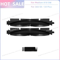 Fit For Beko VRR70214VB/VRR80214VB/VRR94314VB/VRR60314VW, Polaris 5001/5002/6001,360 S8/S8 Plus, Medion X10 SW Brush Filter Mop