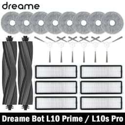 Dreame Bot L10 Prime / L10s Pro / L10 Pro Parts Accessories Main Brush Side Brush Hepa Filter Mop Cloth Replacement Spare