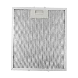 2Pcs Silver Cooker Hood Filter Metal Mesh Extractor Vent Filter 305*267*9mm For Home Kitchen Range Hood Accessories