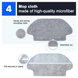 Compatible For Xiaomi Robot Vacuum S10 S12 B106GL / Mop 2S XMSTJQR2S Replacement Main Side Brush Filter Cloth Parts Accessories