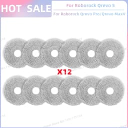 Fit For (Roborock Qrevo S, Qrevo Pro, Qrevo MaxV, Qrevo Plus) Vacuum Parts Main Roller Side Brush Filter Mop Pad Cloth Dust Bag