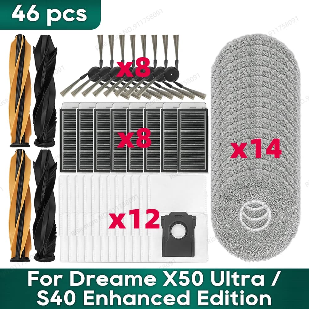 Compatible for Mova V50 Ultra / P50s Ultra, Dreame X50 Ultra / L50 Pro Ultra / L50 Ultra / X50 Master / S40 Enhanced Accessories