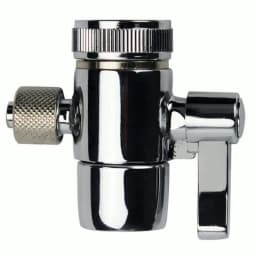 1pc Faucet Diverter Valve M22 Silver Above Counter Water Filter For 1/4" RO Tubing Water System Home Appliance Accessories