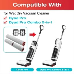 Brush Roller and Vacuum Cleaner Filter for Roborock Dyad Pro Wet Dry Vacuum Cleaner Spare Parts
