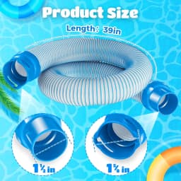 Pool Cleaner Hose 39 Inch Pool Vacuum Twist Lock Hose Replacement for Zodiac X7 T3 T5 MX6 MX8 Pool Systems Part