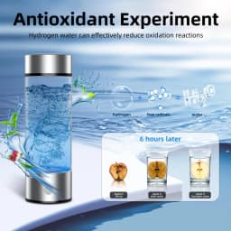 420ml Hydrogen Generator Water Cup Filter Ionizer Maker USB Hydrogen-Rich Water Portable Super Antioxidants ORP Hydrogen Bottle