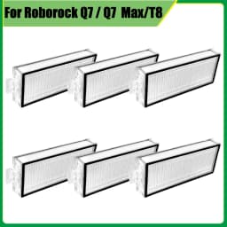 Replacement Parts For Roborock Q7 Max Q7 Max+T8 Q5 Pro Series Cleaning Vacuum Accessories Washable Filter Hepa