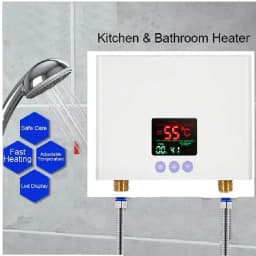 110V 3000W / 220V 5500W Instant Electric Water Heater Mini Intelligent Frequency Conversion Constant Temperature