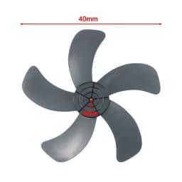 1pc 16'' Fan Blade 5 Leaves With Nut Cover For Pedestal Fan Table Home Improvement Electric Equipment Accessories