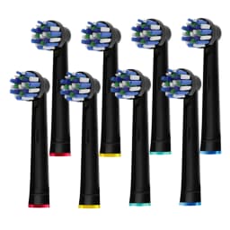 Cross Generic Electric Toothbrush Heads for Oralb Braun Crossact Toothbrushes Compatible with Most Oral-B Bases- Quality Action