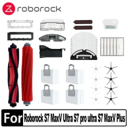 Roborock S7 MaxV Ultra S7 Pro Ultra Robot Vacuum Cleaner Accessories S7 MaxV Plus Main Side Brush Mop Hepa Filter Dust Bag Parts