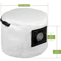 Reusable Washable Dust Bags with Zip for Numatic Henry Hetty James Edward AS200 Vacuum Cleaner Accessories Replacement Parts
