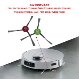Vacuum Cleaner Spare Parts for ECOVACS Deebot OZMO T8/T8 Max/T8 AIVI/T9+/N8 Pro/N10 Plus Main Brush HEPA Filter Dust Bag