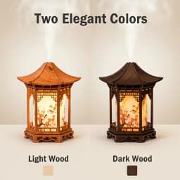 USB-Powered Air Humidifier, Modern Asian Decor, Mini Humidifier, 2 Spray Modes, Continuous/Mist Modes, Ideal Romantic Gift.