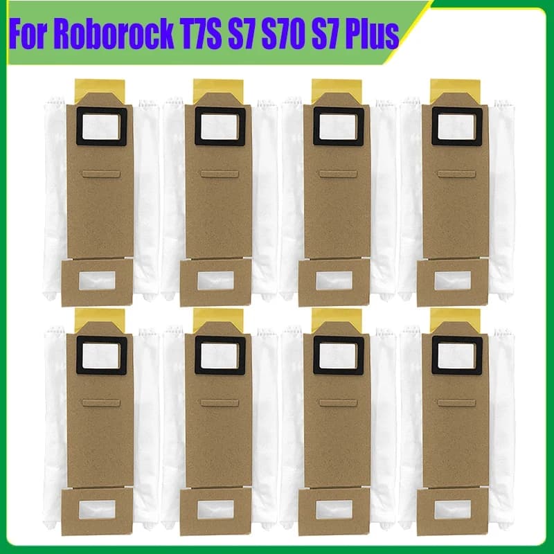 Dust Bags For Xiaomi Roborock T7S, T7S Plus, S7, S7 Plus Vacuum Cleaner Dust Bag Household Sweeper Cleaning Tool Replacement