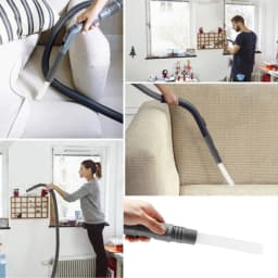 Universal Vacuum Attachment Dust Daddy Small Suction Brush Tubes Cleaner Remover Tool Cleaning Brush for Air Vents Keyboards