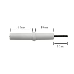 Ceramic Electrode Needle Ignition Part for Gas Cooker Stove 56mm Ignition Electric Unit Igniter Spare Kitchen Accessories 2PCS