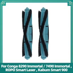 Replacement Parts Fit for Conga 8290/7490 Immortal, ROPO Smart Laser, Kabum Smart 900 Roller Side Brush Filter Mop Dust Bag