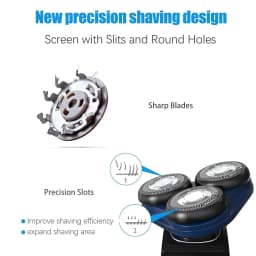 SH50 Replacement Heads for Philips Series 5000 Shavers, AquaTouch, PowerTouch, S5210 S5370 PT730 AT810 Electric Razors