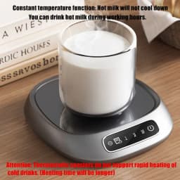 2026 Thermostatic Heating Coaster USB Home Heating Coaster 3-speed Adjustment Heating 55 Degrees Constant Temperature