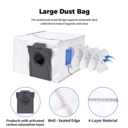 Parts Dust Bags For Dreame X50/X50 Pro/X50 Ultra/X50 Master/X40 Pro/X40 Ultra/X40 Enhanced/S30 Pro Ultra Robot Disposable