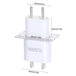 2 pcs Microwave Oven Magnetron Tube with Through-Core Capacitor Pin Sockets Electronic Converter for Home Appliance Repair