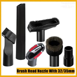 For 32mm 35mm 1 1/4in 1 3/8in Vacuum Cleaner Accessories Universal Vacuum Nozzle Suction Brush Head Crevice Tool for Bed Sofa