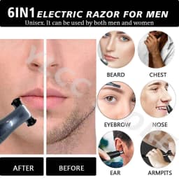 Intimate Areas Haircut Precision Shaver Men Bikini Line Sensitive Razor Balls Eggs Pubic Hair Shaving Trimmer Face Beard Clipper
