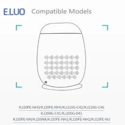Suitable for Midea Air Purifier KJ20FE-NH1/NH2/NH3 Filter KJ200G-D41/C42 Element 310*242*35mm Air Clean