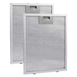 2PCS Cooker Hood Filters Metal Mesh Extractor Vent Filter 320x260 Mm Aluminum Metal Mesh Vent Filter Cooker Hood Grease Filter