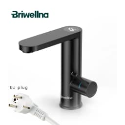 Briwellna Electric Water Heater Hot Water Faucet 2 in 1 Basin Tap Tankless Geyser 220V Instant Water Heater Faucet For Bathroom
