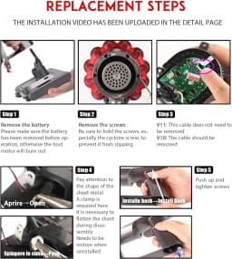 Trigger Switch Button Replacement for Dyson V10 V11 SV12 SV14 Vacuum Cleaner Power Switch Button Failure Repair Fix Tool