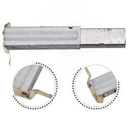 2pcs Vacuum Cleaner Motor Carbon Brush For 30/60/70/80/90L Industrial Vacuum Cleaners Vacuum Accessories