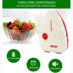 Multifuctional 400mg/H Ozone Generator Water Ozone Fruit and Vegetable Washer Water Air Sterilizer Ozonizer