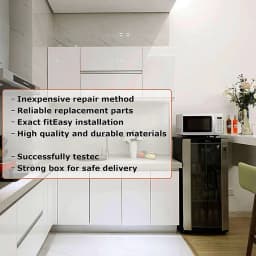 Universal Microwave Glass Plate Durable Microwave Glass Turntable Plate, Round Microwave Plate Cover Replacement 24.5cm