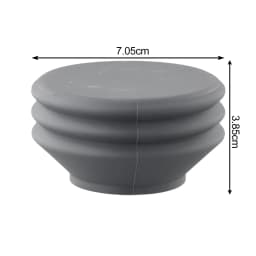 Silicone Retention Bellow For Niche For Zero Coffee Grinder White Home Appliances Coffee Machine Replacement Accessories