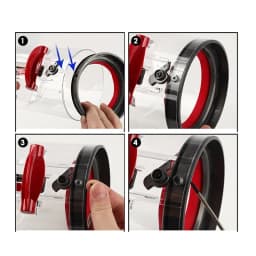 For Dyson V12 SV20 V11 SV14 SV15 V10 SV12 Vacuum Cleaner-Dust Bin Top Filter Sealing Ring Replacement Attachment Filters Part