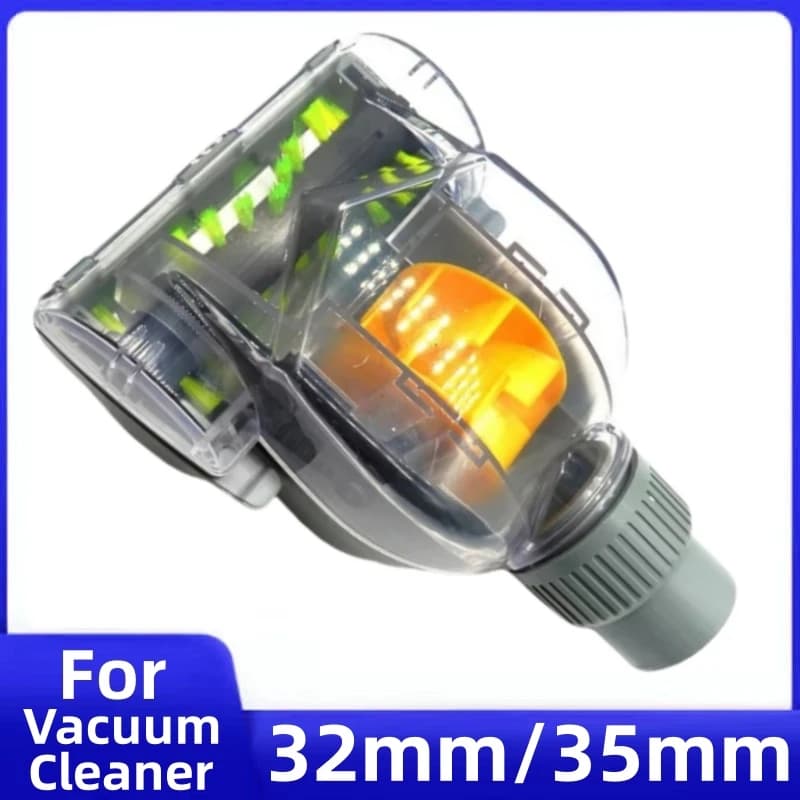 Universal Cyclone Vacuum Cleaner Head Turbo Floor Brush Head Power Nozzle 32mm/35mm Mini Cleaning Products for Home Carpet Bed